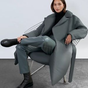 Babaton Fairbanks Puffer Packable Vegan-Down Wrap Puffer Jacket Sz Large ❤️